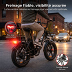 Electric Fat Bike REVO Terra Boost – 250 W – Range up to 126 km – 48 V 13 Ah Battery – 75 Nm Torque – 20 x 4 Tires