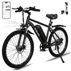 Electric Mountain Bike REVO Trail – 250 W – Range 35 to 90 km – 36 V 10.4 Ah Battery – 26-inch Tires – 7 Speeds