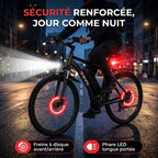 Electric Mountain Bike REVO Trail – 250 W – Range 35 to 90 km – 36 V 10.4 Ah Battery – 26-inch Tires – 7 Speeds