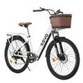 Electric Bike REVO Citya - 250 W - 80 km Range - 36 V 10 Ah Battery - 26" - Basket & Luggage Rack