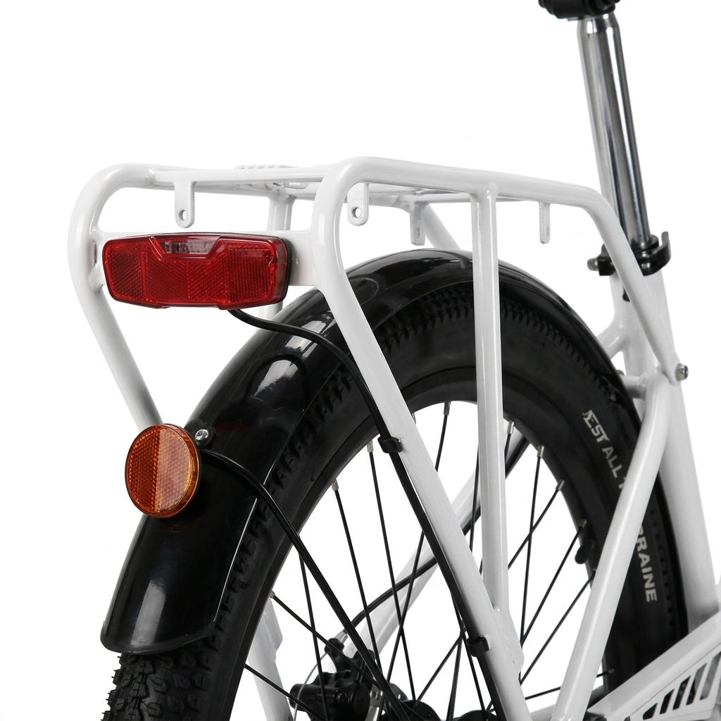 Electric Bike REVO Citya - 250 W - 80 km Range - 36 V 10 Ah Battery - 26" - Basket & Luggage Rack