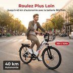 Electric Bike REVO Metro – 26″ – 500 W Motor – 36 V 15 Ah Battery – Shimano 7 Speeds – Suspension Fork