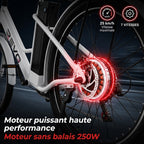 REVO Nomad 26″ Electric Bike – 250W Motor – 35–90 km Range – Removable 36V 10.4Ah Battery – 7 Speeds – Disc Brakes