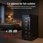 Cave à vin REVO Vinea – 12 bouteilles – Température 8 à 18 °C – Triple vitrage – Ultra-silencieuse < 26 dB