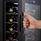 Cave à vin REVO Vendôme – 34 Bouteilles – 80 L – Température 5 à 18 °C – Refroidissement par Compresseur