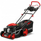 REVO Terrain 51 Self-Propelled Petrol Lawn Mower – 196 cm³, 51 cm, Electric Start, Cutting Height 25–75 mm, 60 L Collector, Up to 1,500 m²