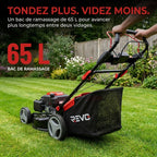 Tondeuse Thermique Tractée REVO Dominus 53 – 224 cm³ / 6 CV – Coupe 53 cm – Démarrage Électrique 20 V – Bac 65 L – Jusqu’à 1 800 m²