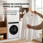 REVO Pure 7 – Lave-linge 7 kg – Classe A – 1 200 tr/min – 12 programmes – Vapeur