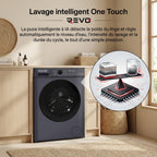 Front-Load Washing Machine REVO Nova 7 – 7 kg Washing Machine – Class A – 1200 rpm – 15 Programs & Steam.