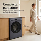 Front-Load Washing Machine REVO Nova 7 – 7 kg Washing Machine – Class A – 1200 rpm – 15 Programs & Steam.