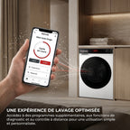 Lave-linge à hublot REVO Majesta 13 – Lave-linge 13 kg – Classe A – 1400 tr/min – 15 programmes – Vapeur et connecté