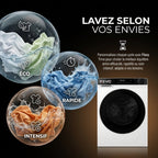 Lave-linge à hublot REVO Majesta 13 – Lave-linge 13 kg – Classe A – 1400 tr/min – 15 programmes – Vapeur et connecté