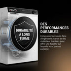 Lave-linge à hublot REVO Majesta 13 – Lave-linge 13 kg – Classe A – 1400 tr/min – 15 programmes – Vapeur et connecté