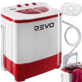 Mini Washing Machine REVO Nomad 4.5 – Portable Washing Machine 4.5 kg – Spin Dryer 3.5 kg – 2 Compartments – 1320 rpm