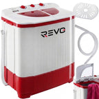 Mini Washing Machine REVO Nomad 4.5 – Portable Washing Machine 4.5 kg – Spin Dryer 3.5 kg – 2 Compartments – 1320 rpm