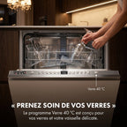Fully Integrated REVO Integra 60 Dishwasher – 60 cm – 6 Programs – 3 Options – 48 dB – 3-Height Adjustable Basket