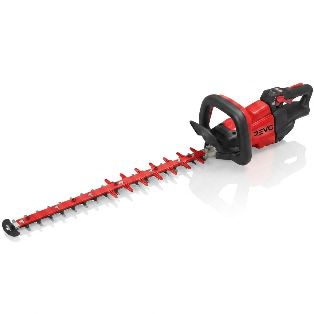 REVO Stratos 60 – Taille-haie sans fil – 18 V – Lame 60 cm – Moteur sans balais – 4 400 cps/min – Espacement 35 mm