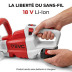 Cordes-Haie Sans Fil REVO Altis 75 – 18 V – Lame 75 cm – 3 Vitesses – 4 400 cps/min – Espacement 35 mm