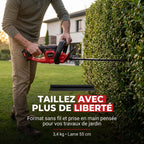 Cordless Hedge Trimmer REVO Silex 55 – 18V – 55cm Blade – Cuts up to 19mm – Up to 75min Run Time
