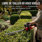 Cordless Hedge Trimmer REVO Silex 55 – 18V – 55cm Blade – Cuts up to 19mm – Up to 75min Run Time