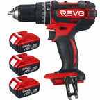 REVO Torq 62 Cordless Hammer Drill – 18V – 62Nm – 3 x 4.0Ah Batteries – 2 Speed