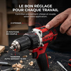 REVO Vortex 54 Cordless Drill Driver – 18 V – 54 Nm – Brushless Motor – 2 Speeds – 13 mm Chuck – Bare Tool