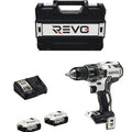 Cordless Drill Driver REVO Striker 70 – 18V – 70 Nm – 2 x 5Ah Batteries – Brushless – 13mm Chuck – Case Included