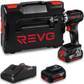 Perceuse-Visseuse à Percussion Sans Fil REVO Core 45 – 18 V – 45 Nm – Moteur sans balais – 2 Batteries 3,0 Ah – Mandrin 13 mm – Coffret Inclus