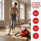 REVO Vaporis 2000 Steam Cleaner – 2,000 W – Steam up to 160°C – 26 Accessories – Adjustable Flow – 5 m Cable