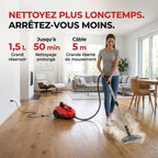 REVO Vaporis 2000 Steam Cleaner – 2,000 W – Steam up to 160°C – 26 Accessories – Adjustable Flow – 5 m Cable