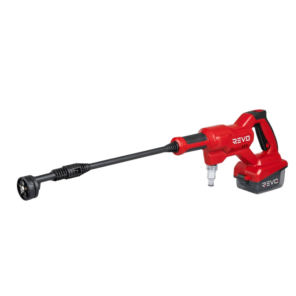 REVO Hydro 24 – Nettoyeur Haute Pression Sans Fil – 18 V – Pression jusqu’à 24 bars – Débit 150 L/h – Auto-amorçage & Buse 5-en-1