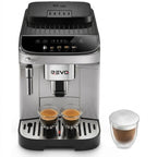 REVO Barista Grain Coffee Machine – 1450W Automatic Espresso Machine – 5 Drinks – Integrated Grinder – Steam Nozzle – 1.8L
