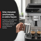 REVO Barista Grain Coffee Machine – 1450W Automatic Espresso Machine – 5 Drinks – Integrated Grinder – Steam Nozzle – 1.8L