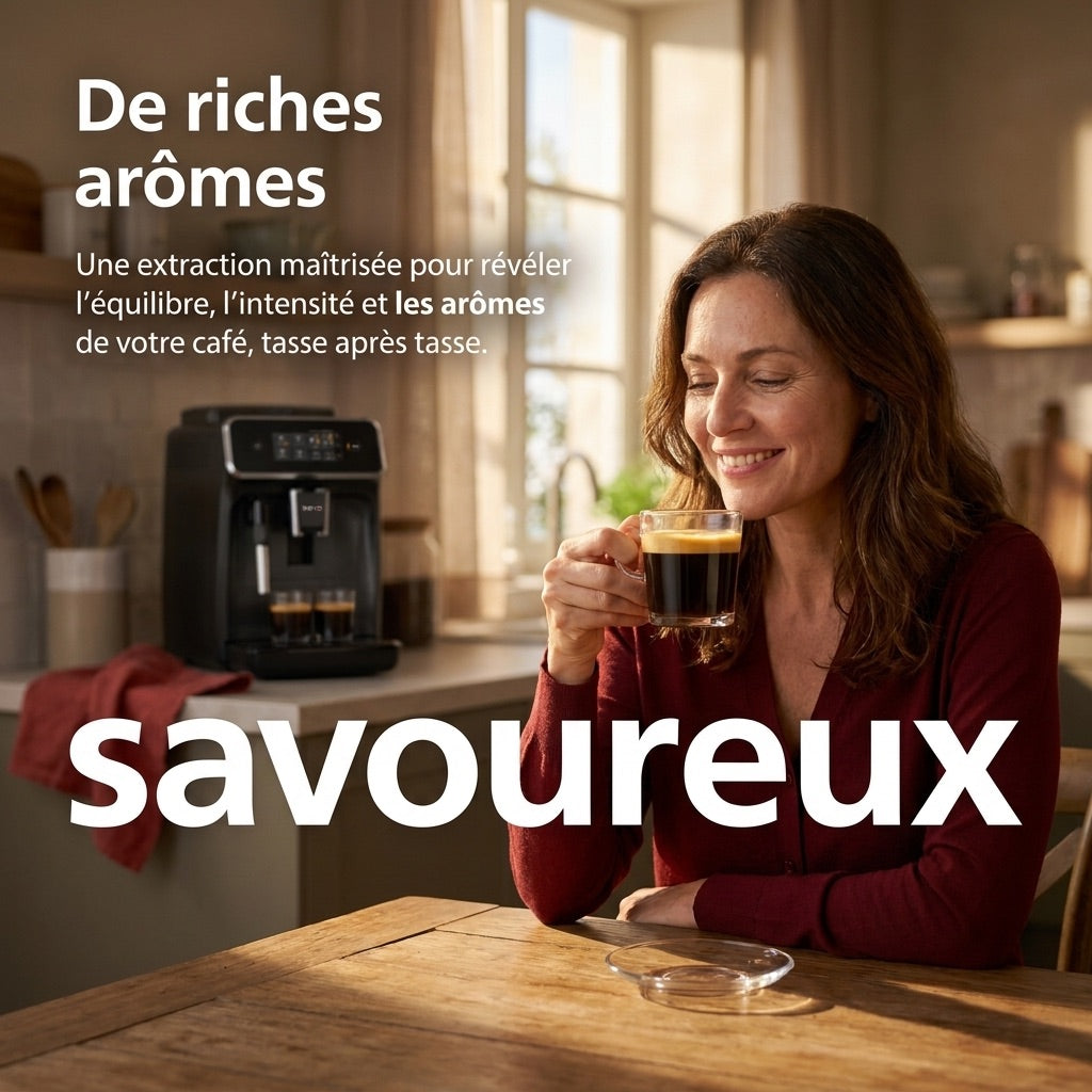 REVO Crema Bean-to-Cup Coffee Machine – Automatic Espresso Grinder 1500 W – 2 Coffees – Touch Screen – Milk Frother – 1.8 L