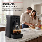 Capsule Coffee Machine REVO Duoza – 1,450 W – 3 Coffee Styles – 2 Cups Simultaneously – 1.2 L Tank