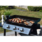 Gas plancha REVO Brasa – 3 burners 7.5 kW – Black steel – Butane/Propane