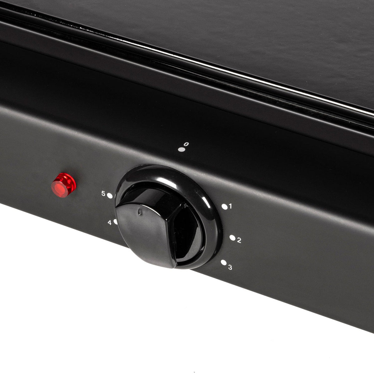 Plancha électrique REVO Cadix – 2 kW – Plaque en fonte émaillée 43 × 37 cm