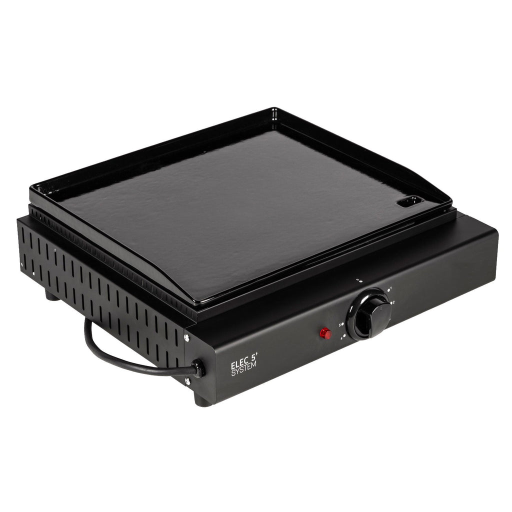 Plancha électrique REVO Cadix – 2 kW – Plaque en fonte émaillée 43 × 37 cm