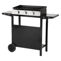REVO Mérida Gas Plancha – 3 burners 6 kW with trolley – Enameled steel plate