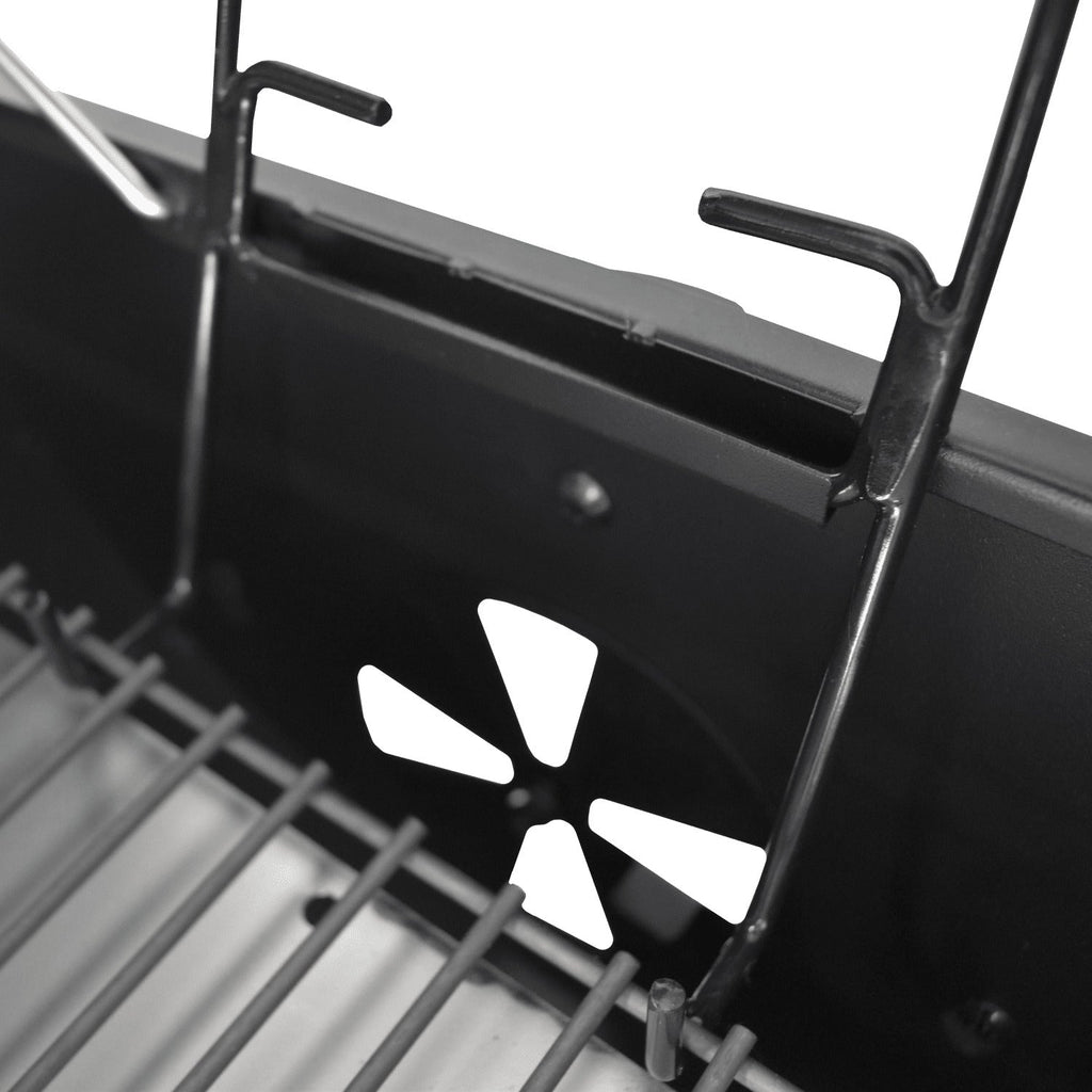 Charcoal Barbecue with Enameled Cast Iron Grill & Griddle REVO Torino 70